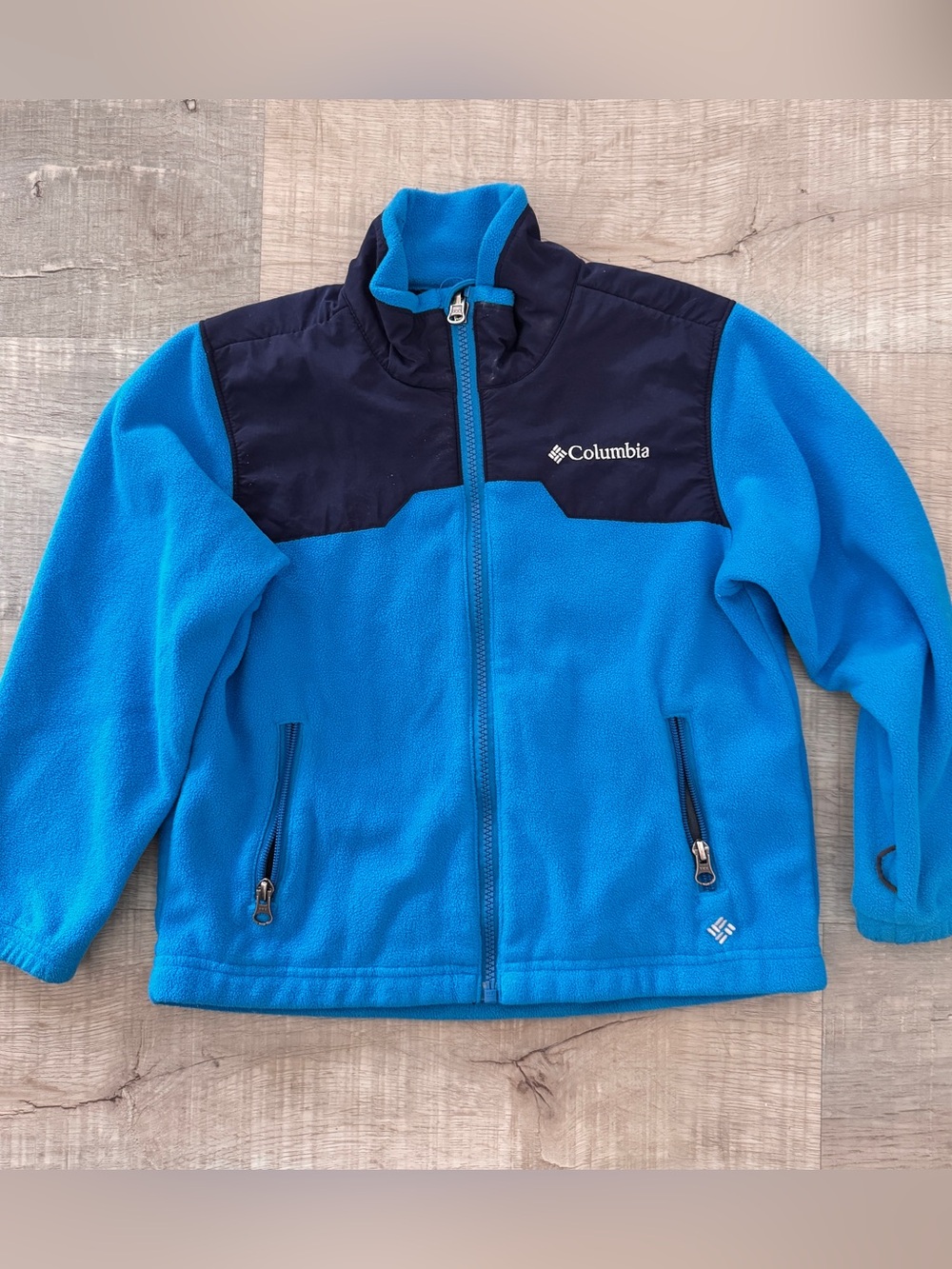 3/$20 Columbia Kids Blue and Navy Fleece Jacket